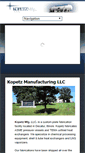 Mobile Screenshot of kopetzmfg.com